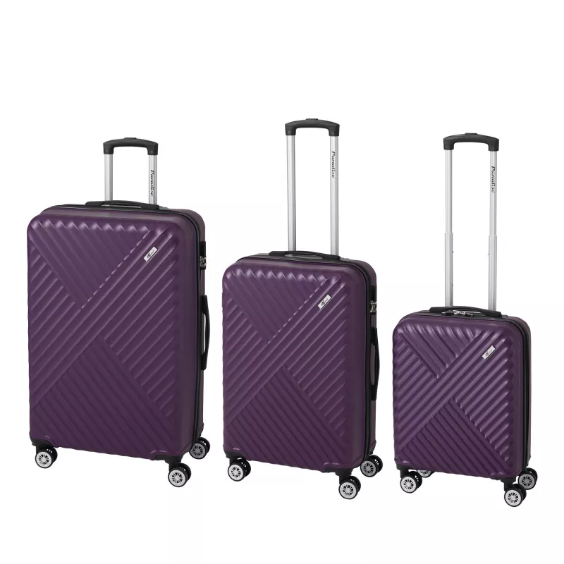 Zestaw walizek - fioletowy (56-2220009)