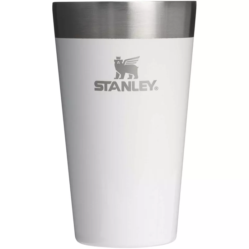 Stanley Stacking termoizolowany kubek ze stali nierdzewnej o pojemności 470 ml - Biały (10098301)