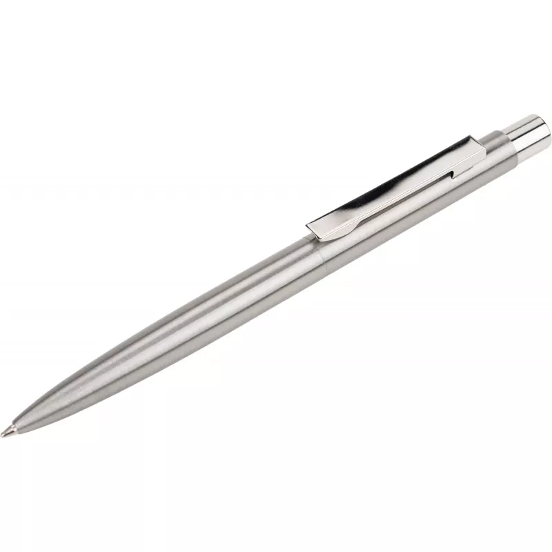 Długopis stalowy z recyklingu CAPE CORAL MoLu - szary (441207)