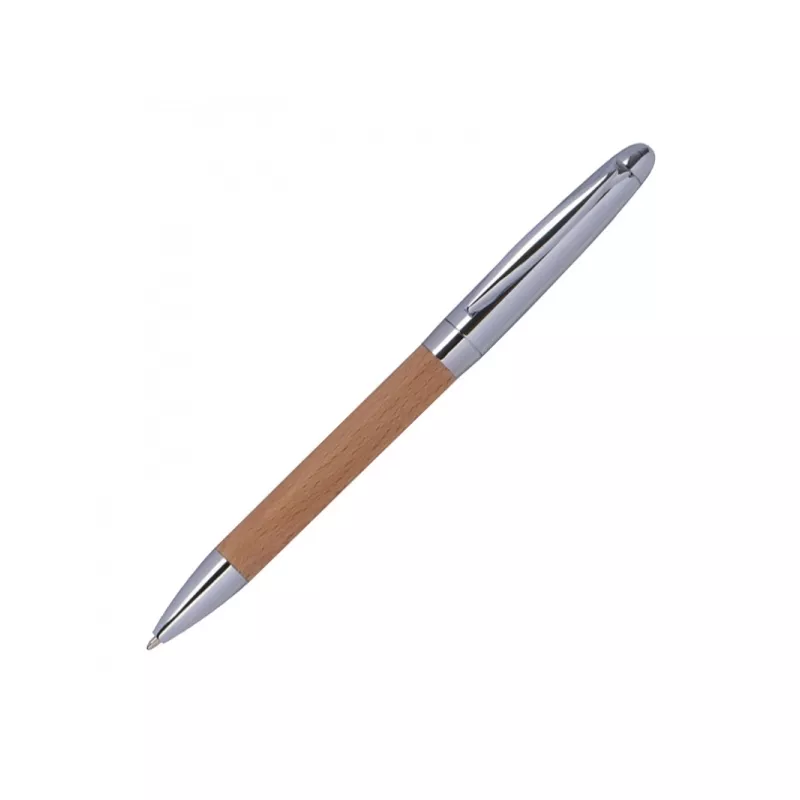Zestaw długopis i brelok ENSCHEDE - brązowy (143701)