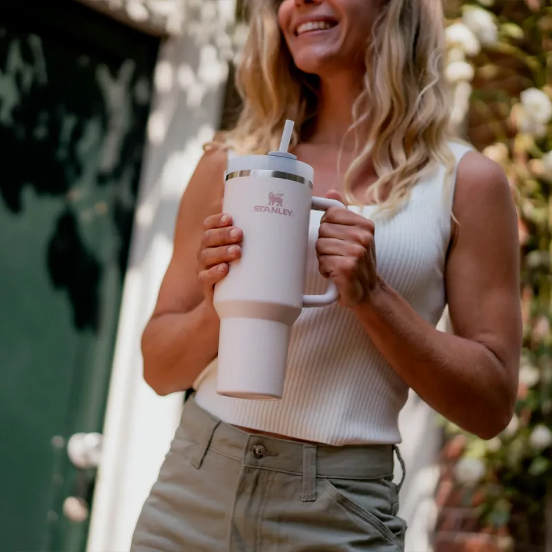 Kubek termiczny Stanley The Quencher H2.O FlowState Tumbler 1.18L/40oz - Rose Quartz 2.0 (1013230023)