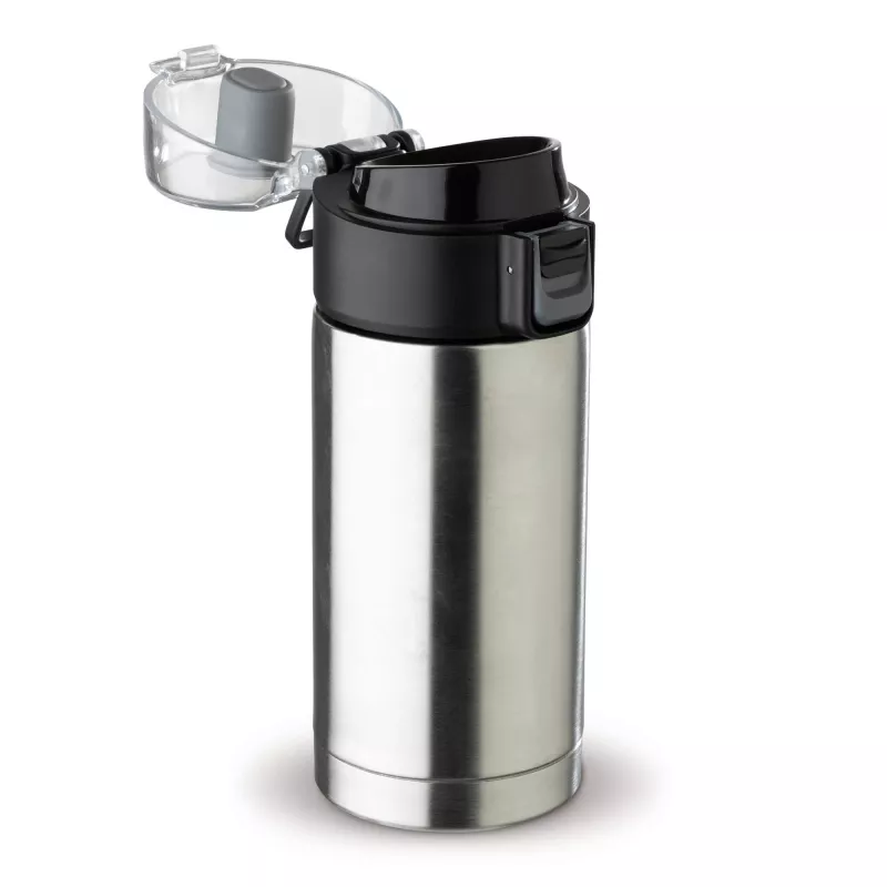 Thermo cup click-to-open 330ml - srebrny (LT98815-N0005)