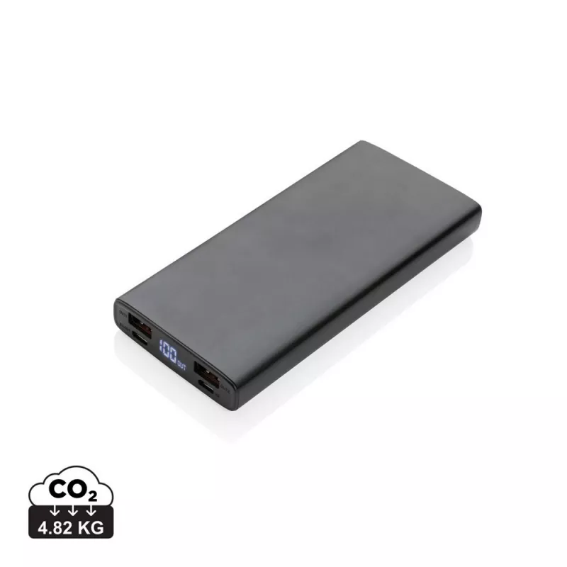 Szybki power bank 10000 mAh - czarny (P322.241)