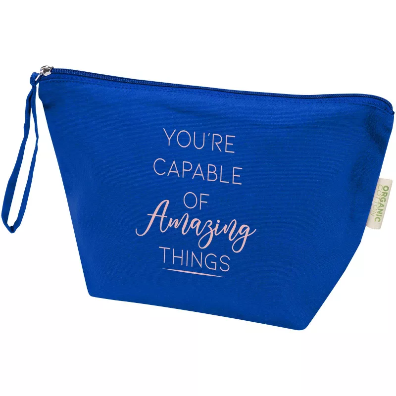 Odisha duża organiczna saszetka z certyfikatem OCS na akcesoria o gramaturze 180 g/m², 3 l  - Błękit królewski (12078553)