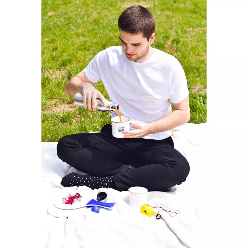 Kubek emaliowany Oldie 500 ml - biały (R08230.06.O)