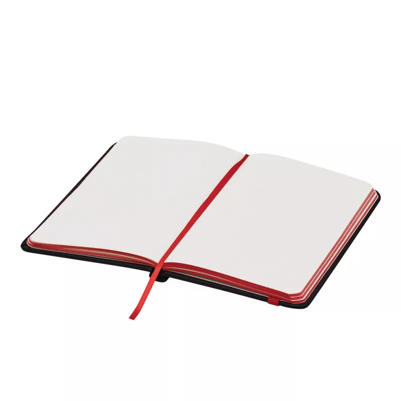 Notatnik LECTOR w rozmiarze A6 - czarny, czerwony (56-1103288)