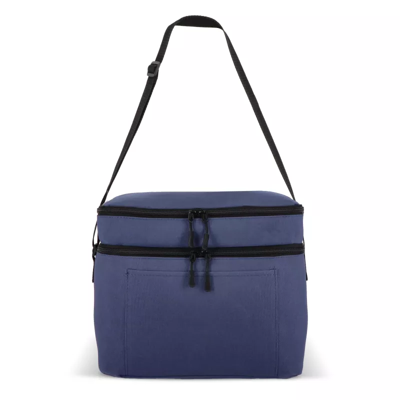 Torba termoizolacyjna R-PET 600D z podwójną komorą 30 x 20 x 25 cm 15 l - ciemnoniebieski (LT95389-N0010)