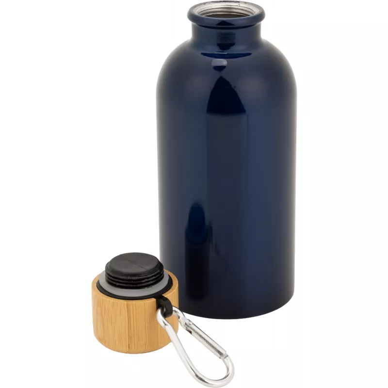 Butelka metalowa 400 ml MARILYN - granatowy (8497244)