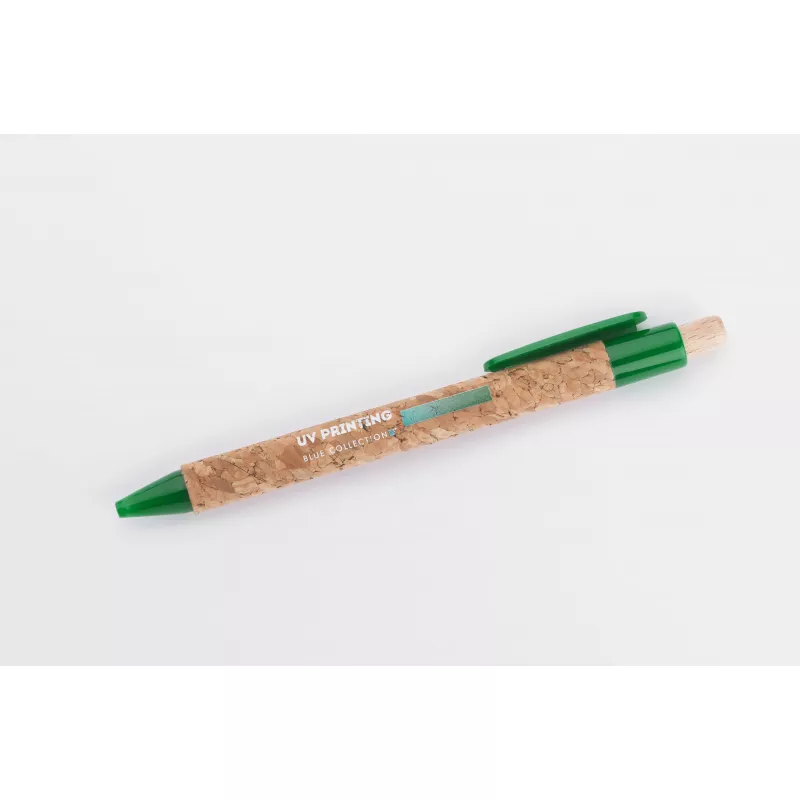 Długopis z naturalnego korka KORTE - zielony (19632-05)