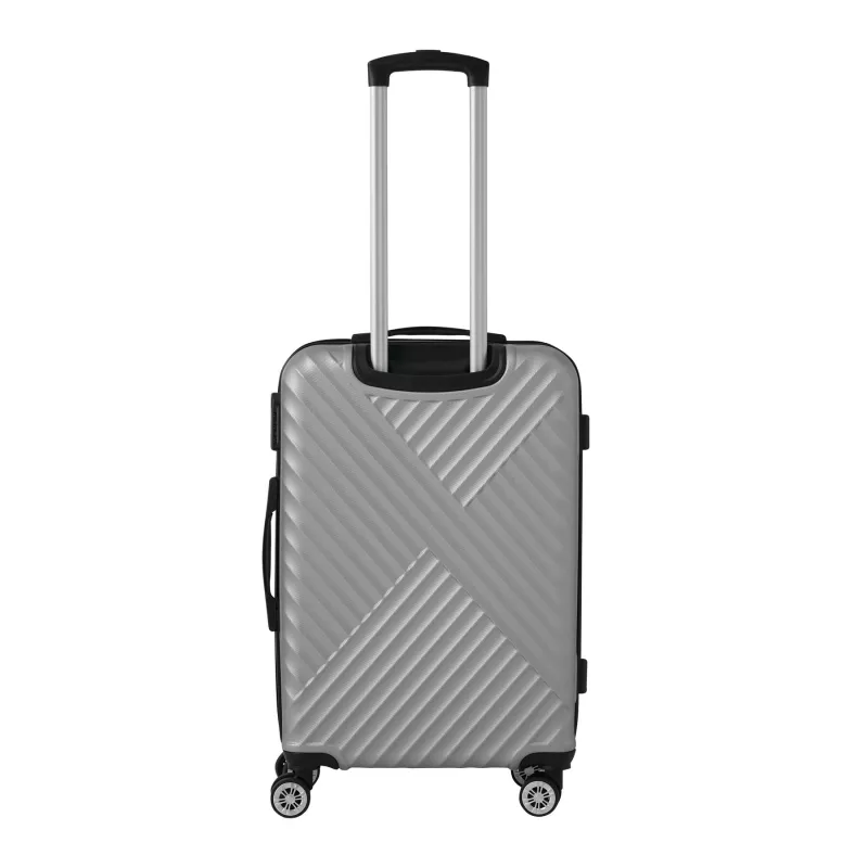 Zestaw walizek - srebrny (56-2220001)