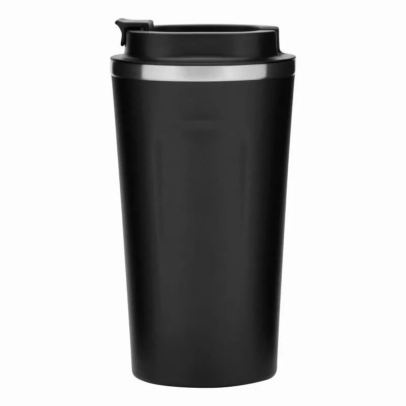 Podróżny kubek termiczny COFFEE TIME - czarny (56-0304536)