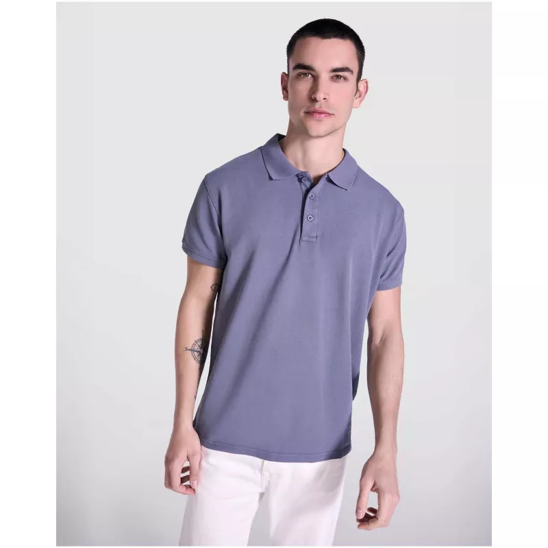 Austral koszulka polo unisex z krótkim rękawem  - Ciemnoszary (R2202-D GREY)