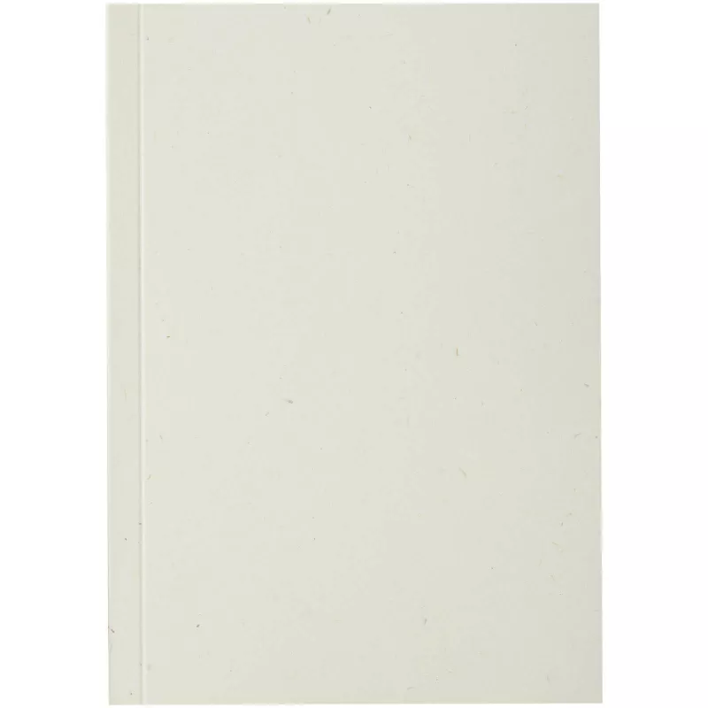 Notatnik A6 Novella Austen z miękkiej okładki z materiału z recyklingu, 100 kartek - Kość słoniowa (21026202)