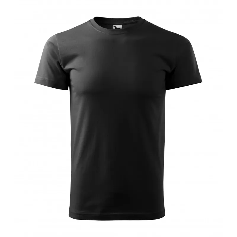 Koszulka bawełniana 160 g/m²  MALFINI BASIC 129 - czarny (ADLER129-CZARNY)
