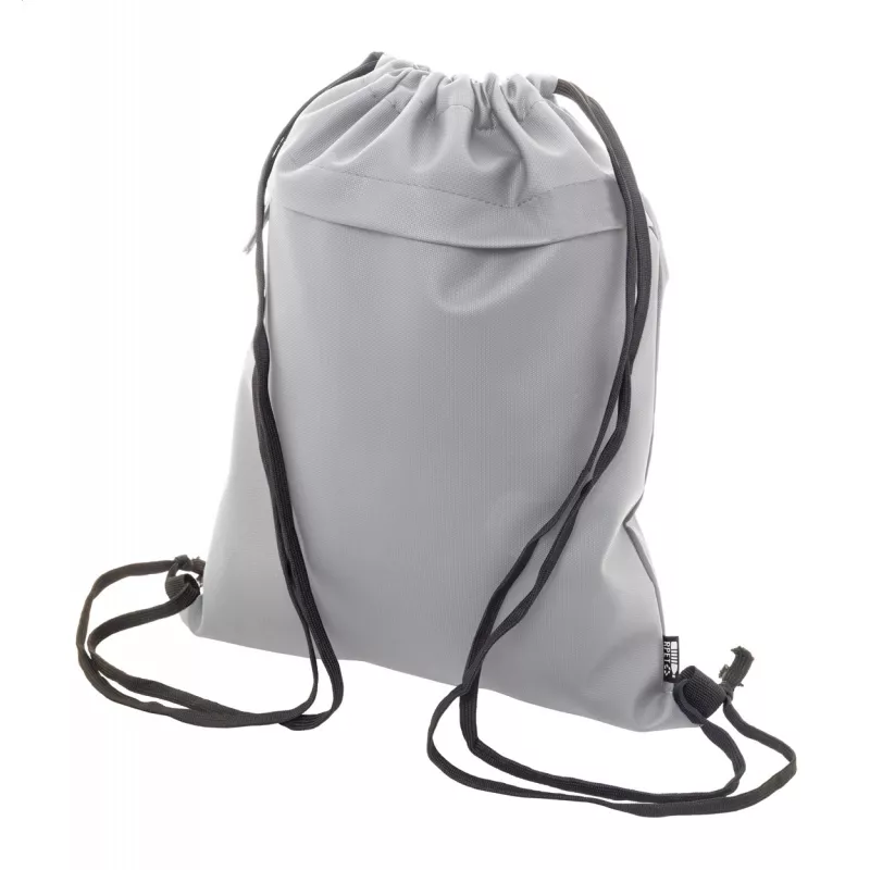 Pudrow worek ze sznurkami RPET - szary (AP808282-77)