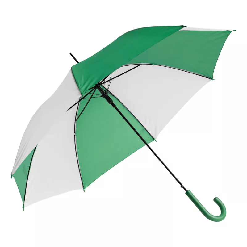 Automatyczny parasol - biały, zielony (56-0103013)