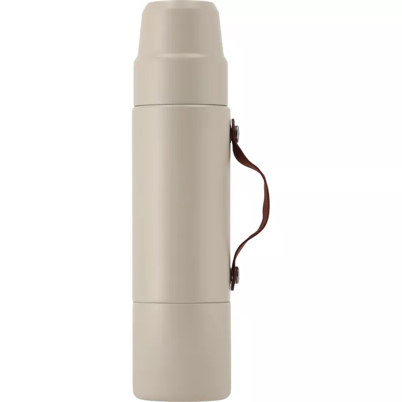 Termos stalowy z recyklingu LE BOURGET MoLu 1000 ml - beżowy (535213)