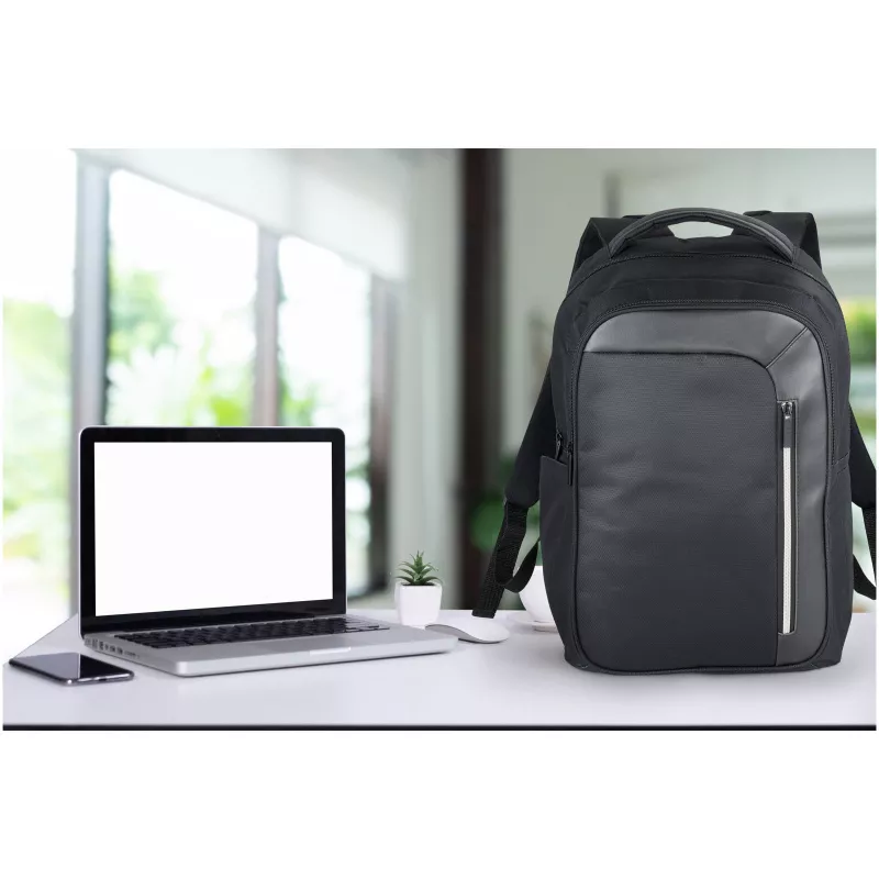 Plecak na laptop 15" Vault RFID - Czarny-Szary melanż (12021701)