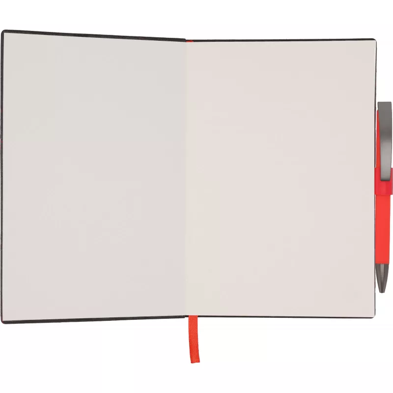 Notes A5 w linie z długopisem MERSIN - czerwony (562005)