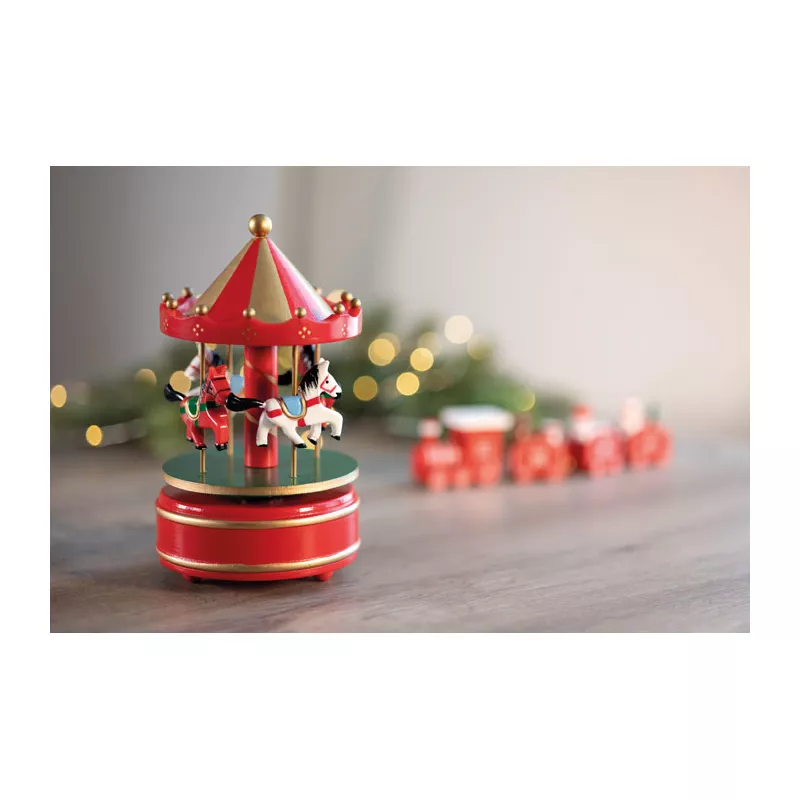 Pozytywka karuzela świąteczna Jingle Bells WHIRLY - Wielokolorowy (CX1583-99)