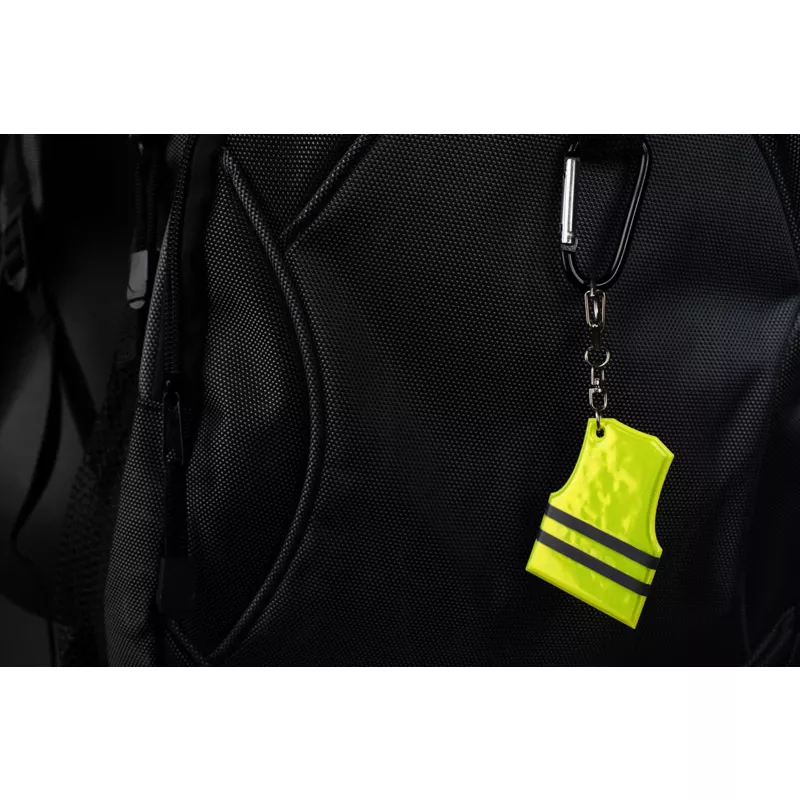 Brelok odblaskowy "kamizelka" REFLO - żółty (17930-12)