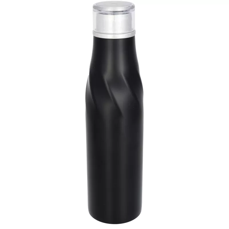 Samouszczelniająca się butelka Hugo z izolacją próżniowo miedzianą - Czarny (10052100)