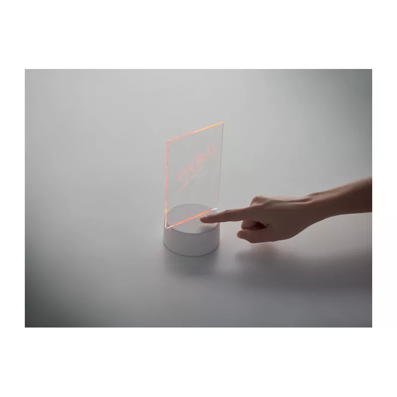 Tablica LED podświetlana z markerem LEDMEMO - Bialy (MO2919-06)