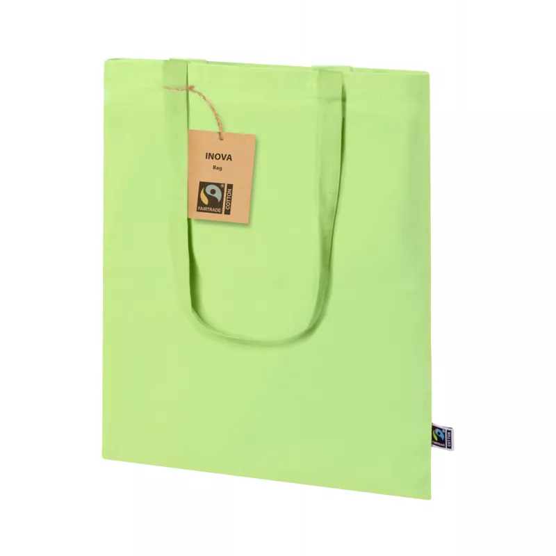 Inova torba na zakupy "fairtrade" - limonkowy (AP733875-71)