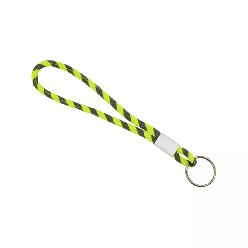 Regulowany brelok z terylenowym sznurkiem - Fluorescent Green (IP14083074)