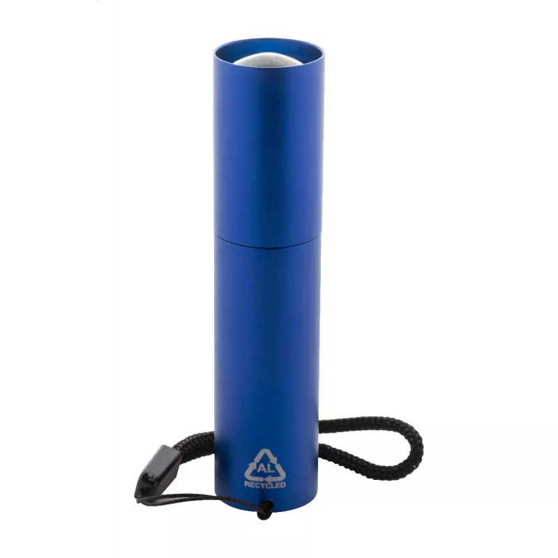 Chargelight Tone latarka akumulatorowa z recyklingowanego aluminium - niebieski (AP864122-06)