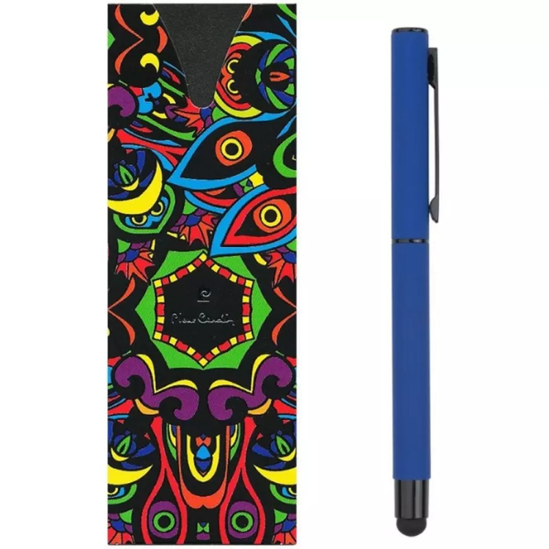 Pióro kulkowe touch pen soft touch CELEBRATION Pierre Cardin - niebieski (B0300606IP304)