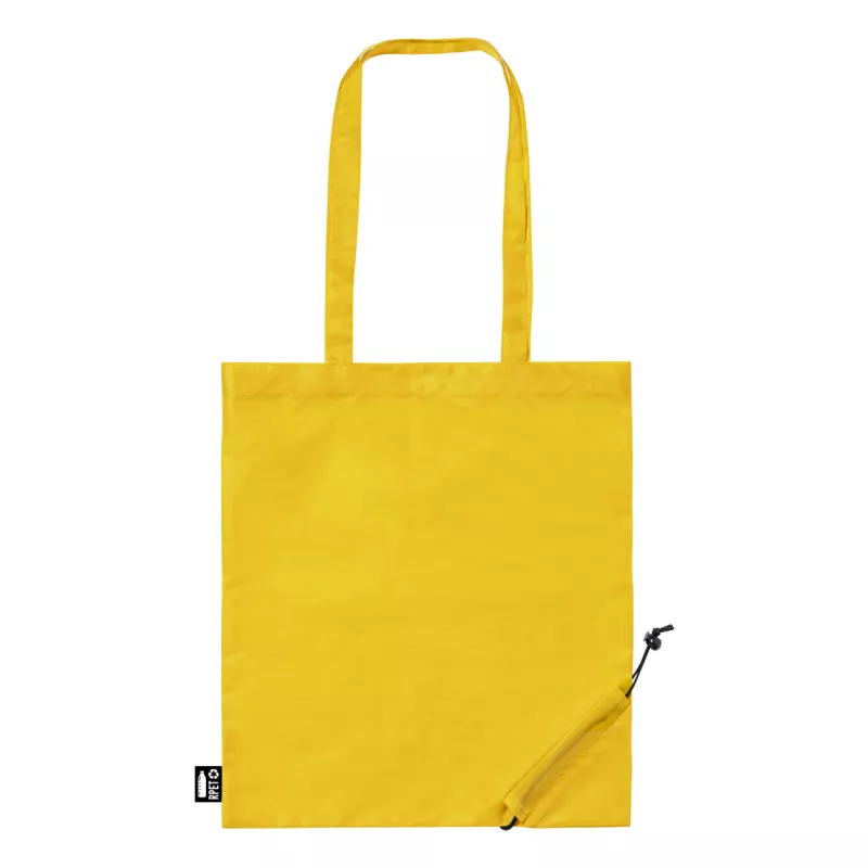 Berber torba składana RPET - żółty (AP809528-02)