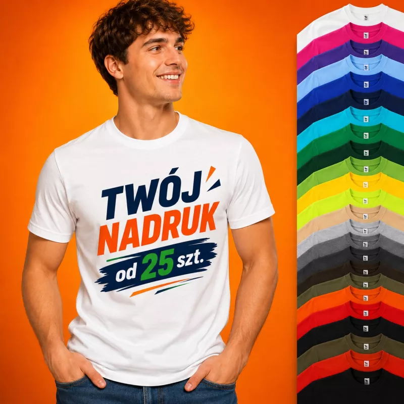 Koszulka reklamowa bawełniana 145 g/m² MALFINI CLASSIC NEW 132 - Biały (ADLER132-BIAŁY)