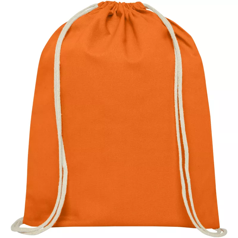 Plecak bawełniany Oregon 140 g/m² ze sznurkiem, 33 x 44 cm - Pomarańczowy (12057531)