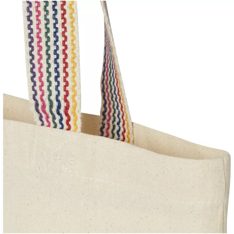 Rainbow torba na zakupy o pojemności 5 l z bawełny z recyklingu o gramaturze 180 g/m² - Piasek pustyni (12064206)