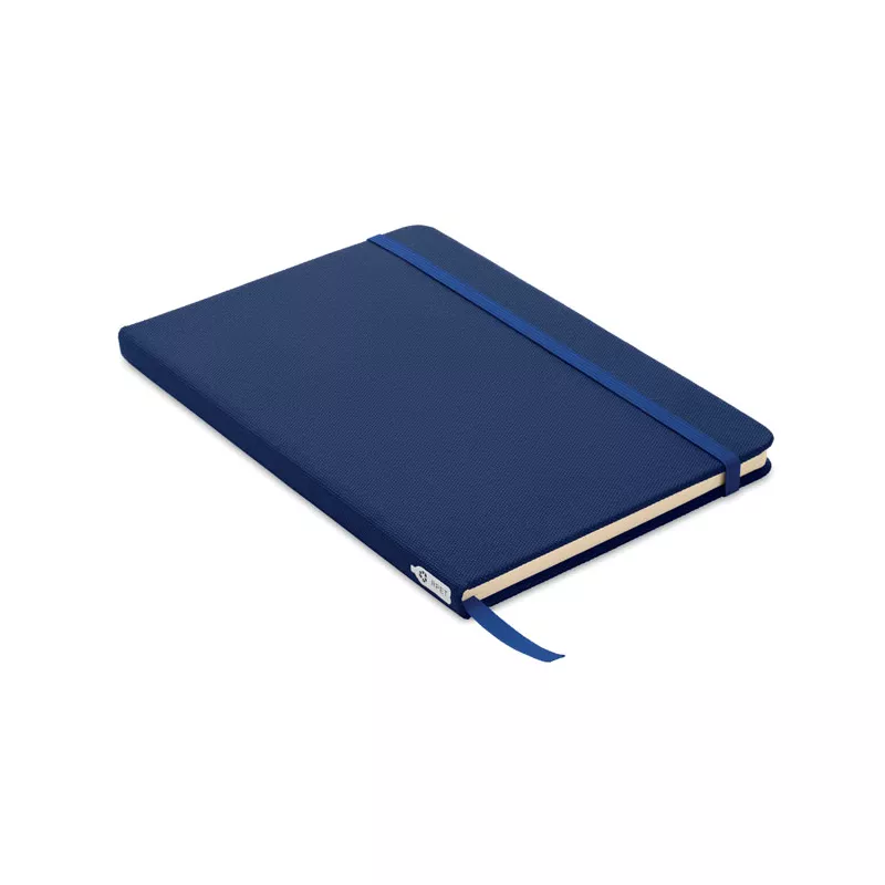Notes A5 w okładce z RPET 80 kartek w linię NOTE RPET - Niebieski (MO9966-04)