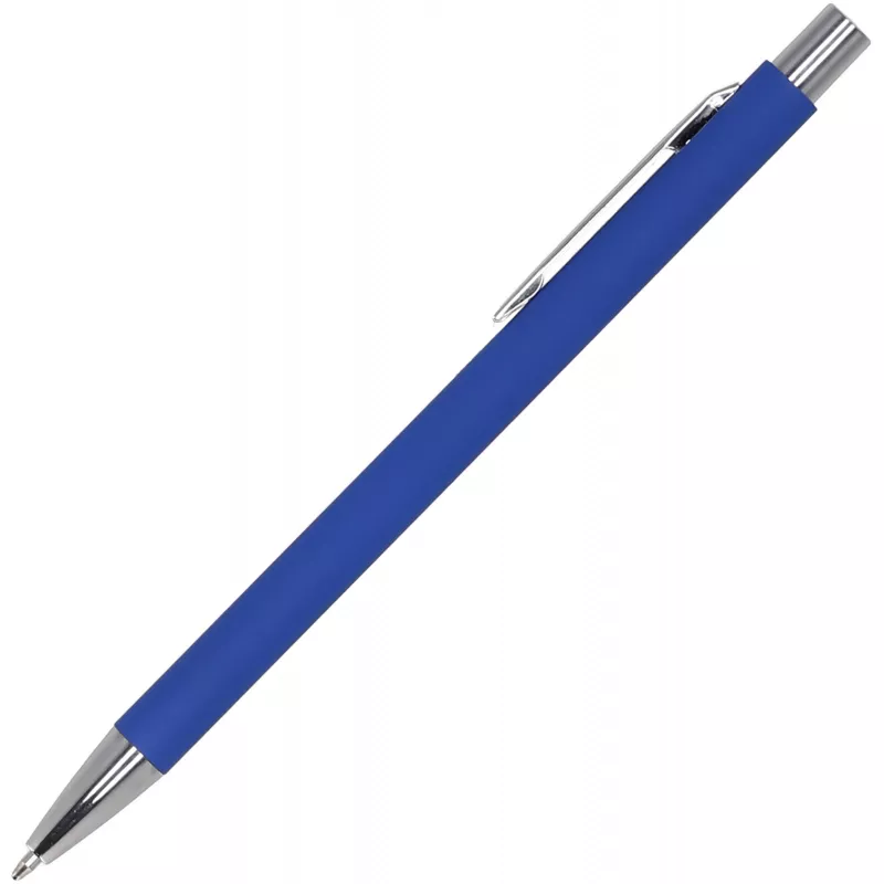 Długopis metalowy soft touch GIORGIO - niebieski (1368004)