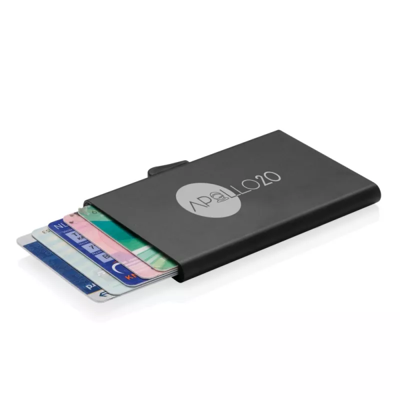 Etui na karty kredytowe C-Secure, ochrona RFID - czarny (P820.491)