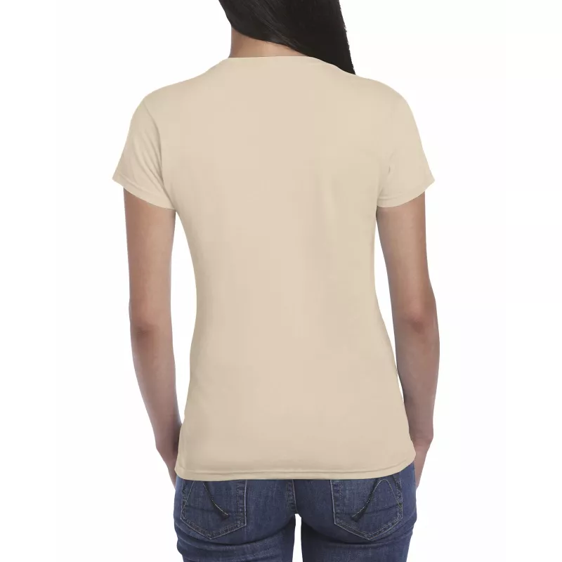 Koszulka bawełniana 150 g/m² Gildan SoftStyle™ - DAMSKA - Sand (64000L-SAND)