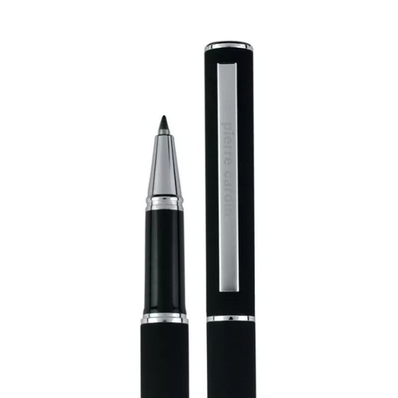 Pióro kulkowe touch pen soft touch CLAUDIE Pierre Cardin - czarny (B0300801IP303)