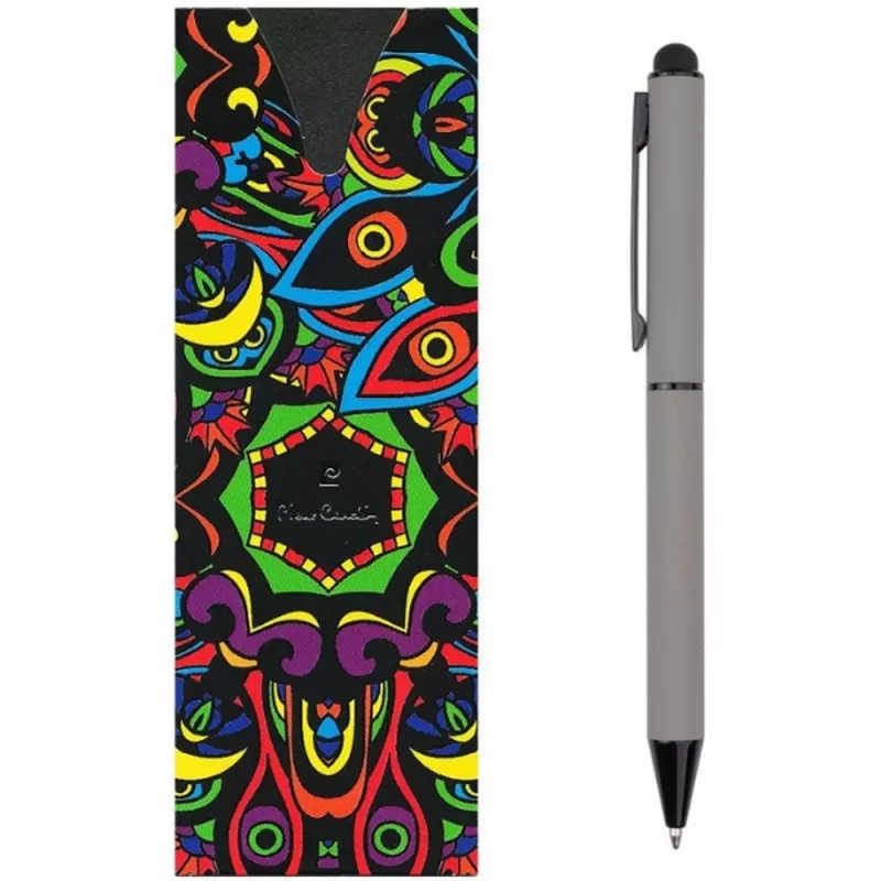 Długopis metalowy touch pen soft touch CELEBRATION Pierre Cardin - szary (B0101708IP307)