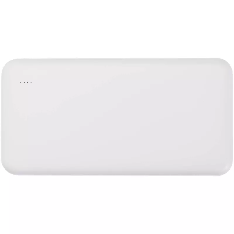 Intan powerbank o pojemności 10 000 mAh i mocy 10 W z tworzyw sztucznych pochodzących z recyklingu - Biały (12445801)