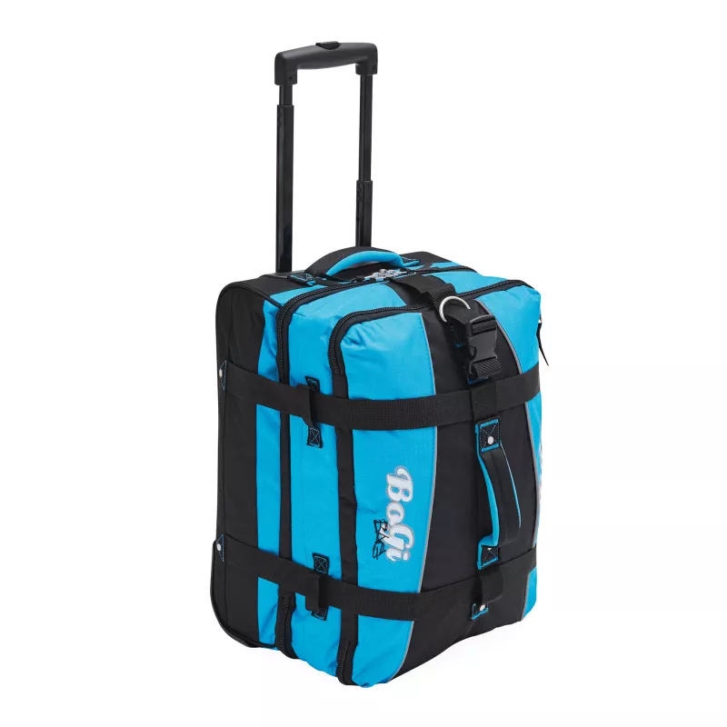 Torba podróżna na kółkach BoGi S - czarny, niebieski (56-2250720)