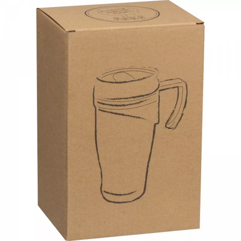 Kubek termiczny 400 ml PIERO - szary (6530007)