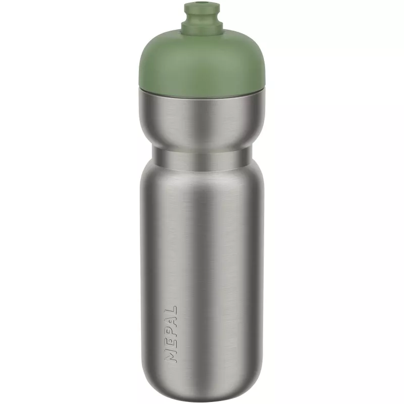 Mepal Pull butelka sportowa ze stali nierdzewnej o pojemności 800 ml - Zielony mech (10091164)