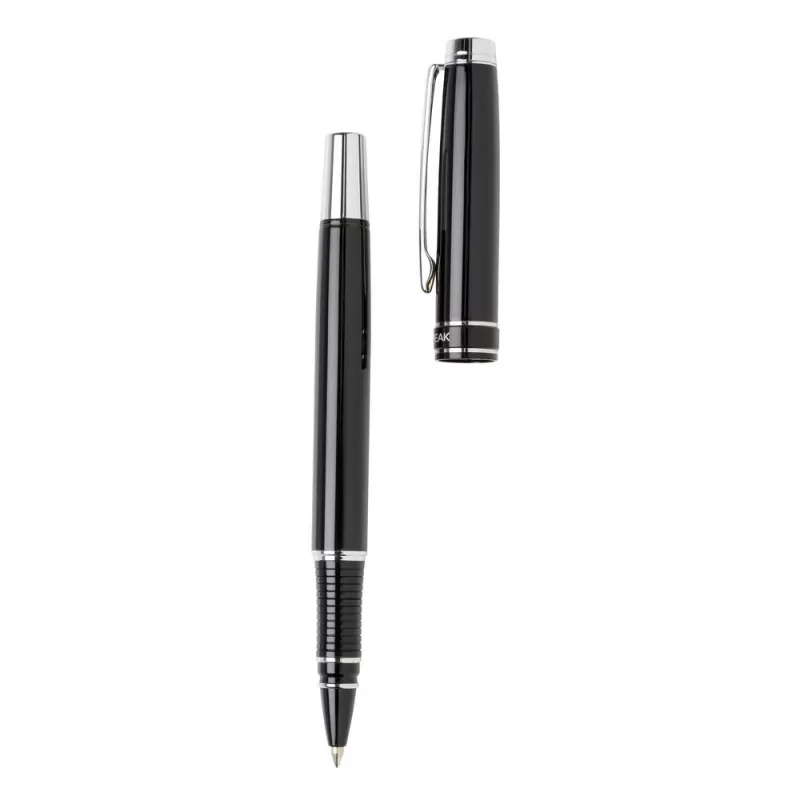 Zestaw piśmienniczy pióro kulkowe i długopis Swiss Peak Heritage - czarny, srebrny (P610.460)