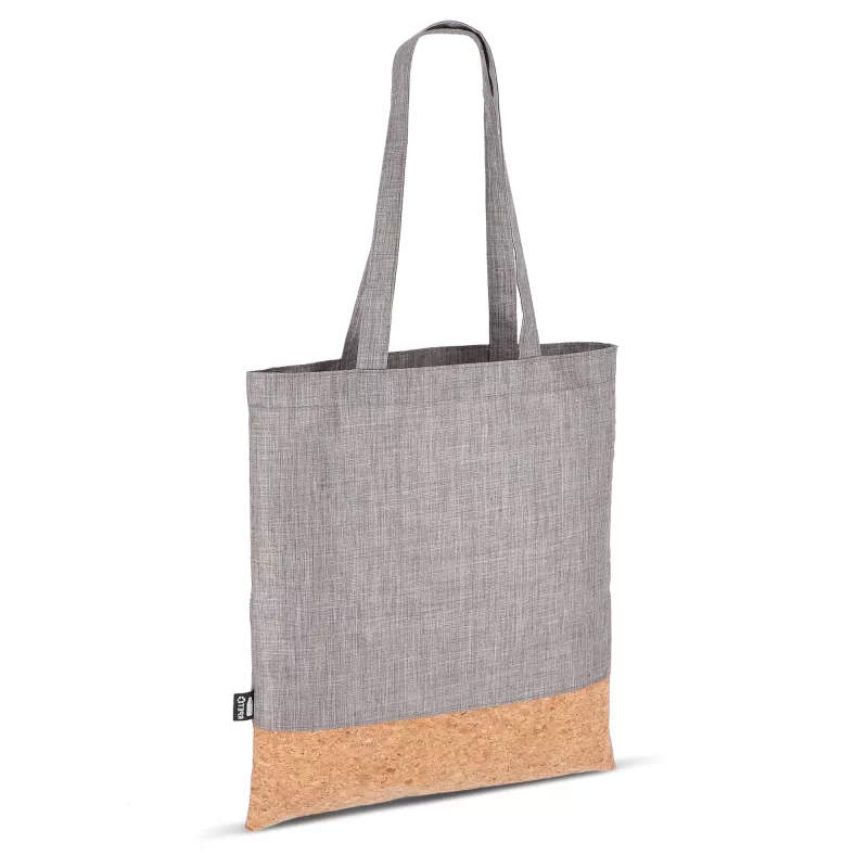 Torba transportowa R-PET i korek 35 x 40 cm - szary (LT91393-N0061)