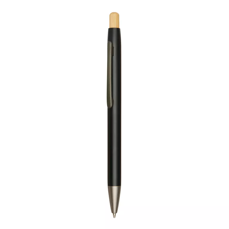Długopis aluminiowy BAMBOO PUSHER - czarny (56-1102252)