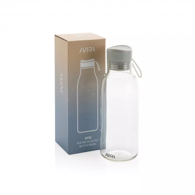 Butelka sportowa 500 ml Avira Atik z RPET - transparentny (P438.030)