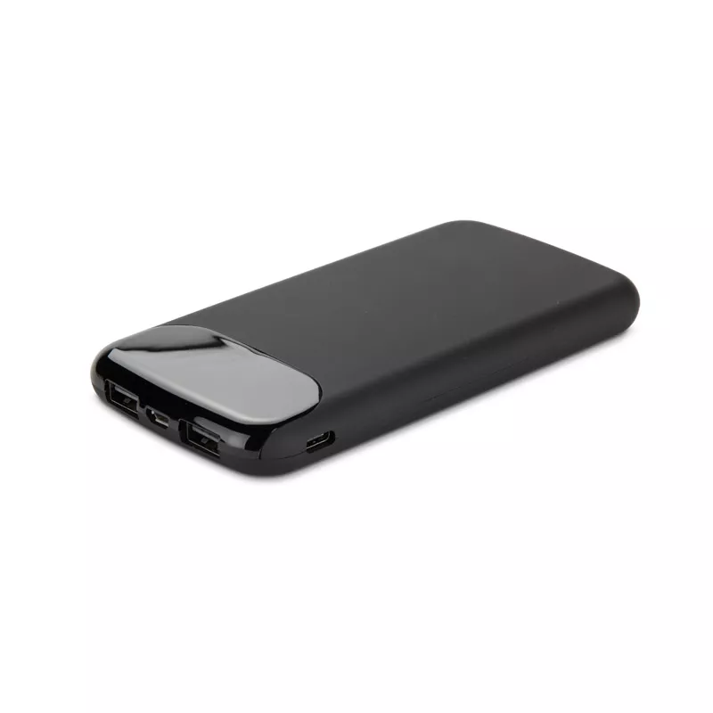 Powerbank ze świecącym Twoim logo MING-PRO 10000 mAh - biały (45134-01)